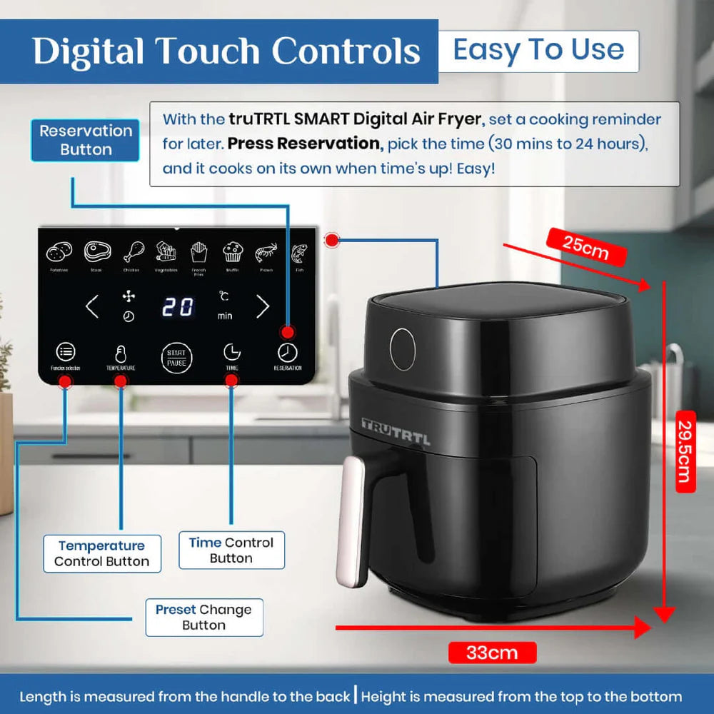 TRUTRTL Smart Digital Air Fryer