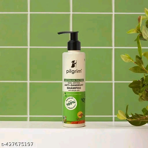 Pilgrim Australian Tea Tree Anti-Dandruff Shampoo (Sulphate-Free, Non-Drying, With Salicylic Acid – 200ml)